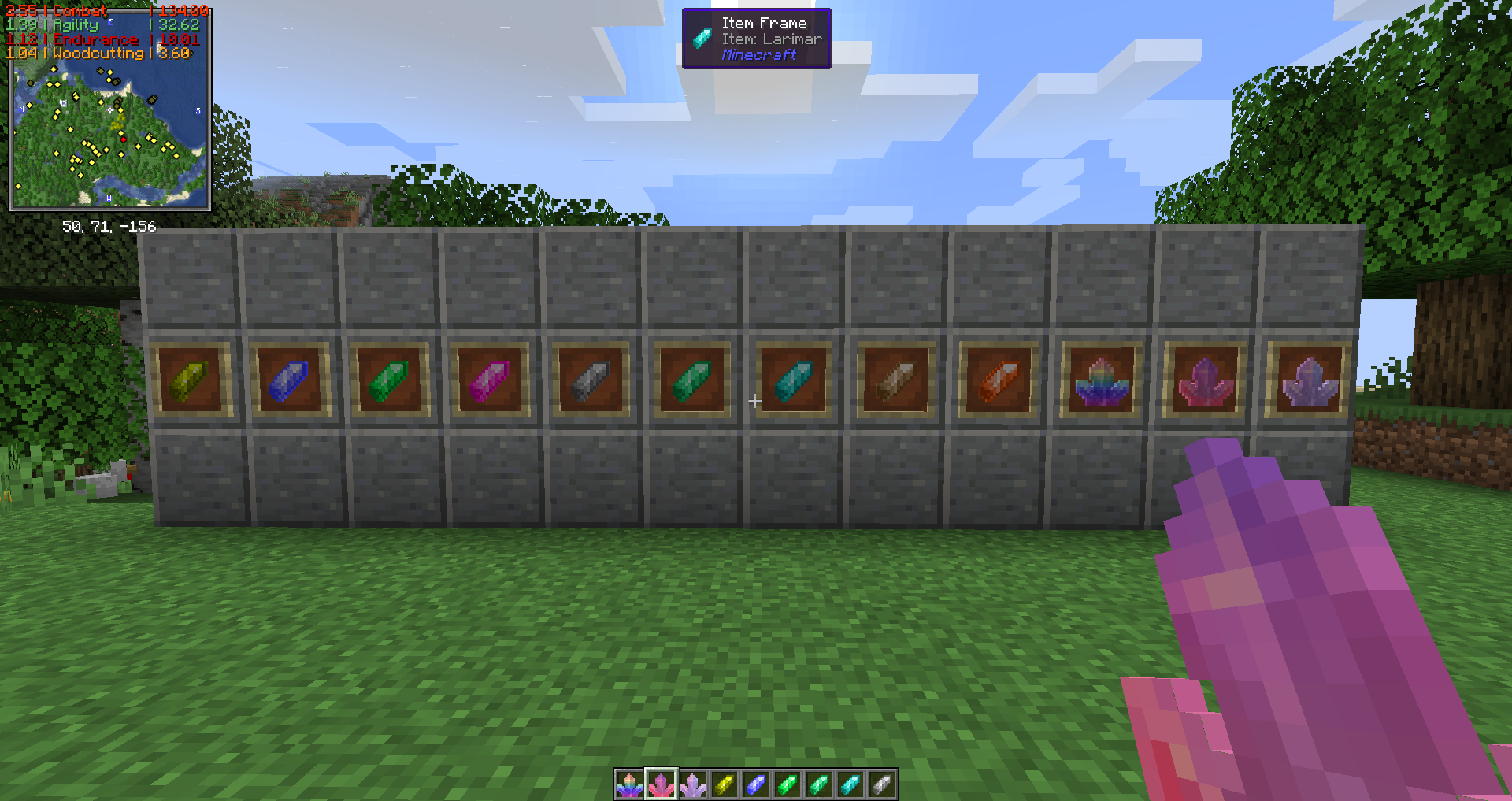 Custom crystals rewards from Bounty Boards