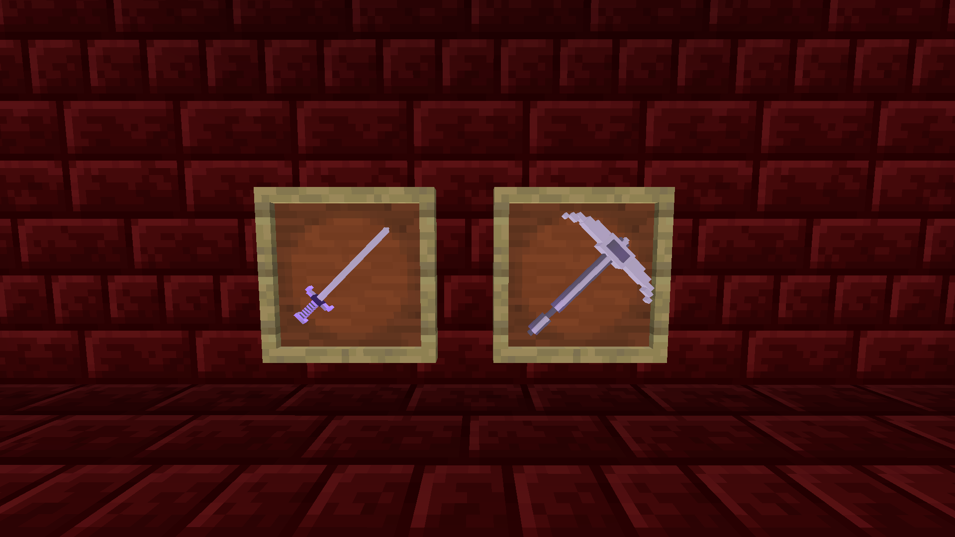 Divine Sword and Pickaxe