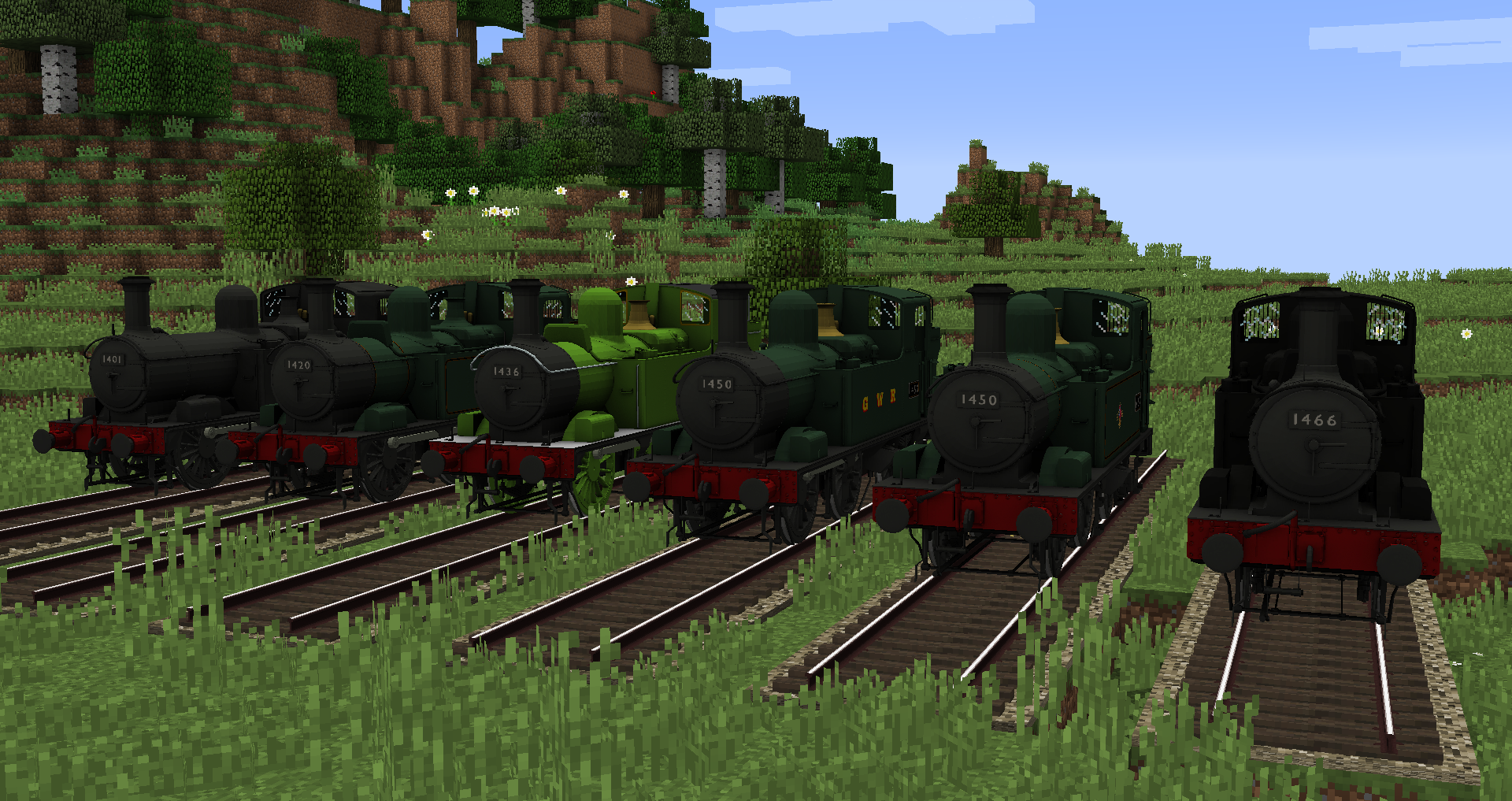 Additional GWR 14xx liveries