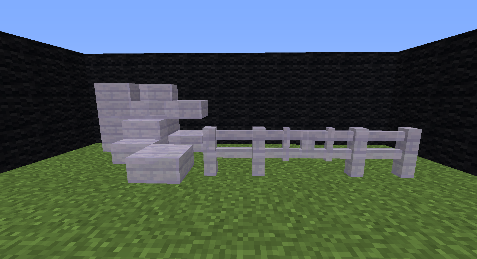 Boring, plain, vanilla. Requires you to have a Stone Cutter, other recipes normal