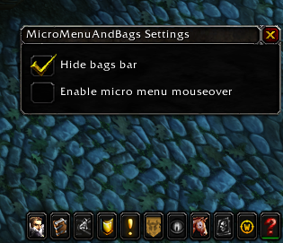 Hide Bags bar