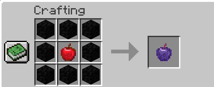 CraftEnchantedCoalApple