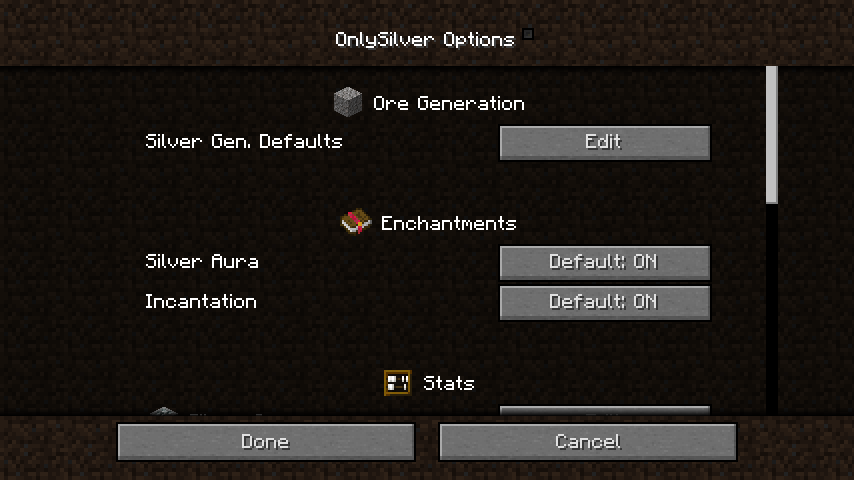 OnlySilver Options