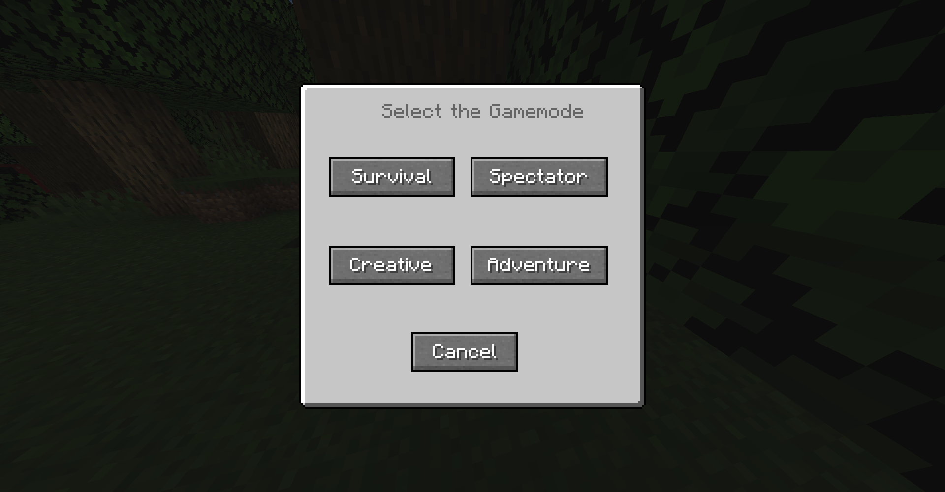 This is Gamemode Change GUI