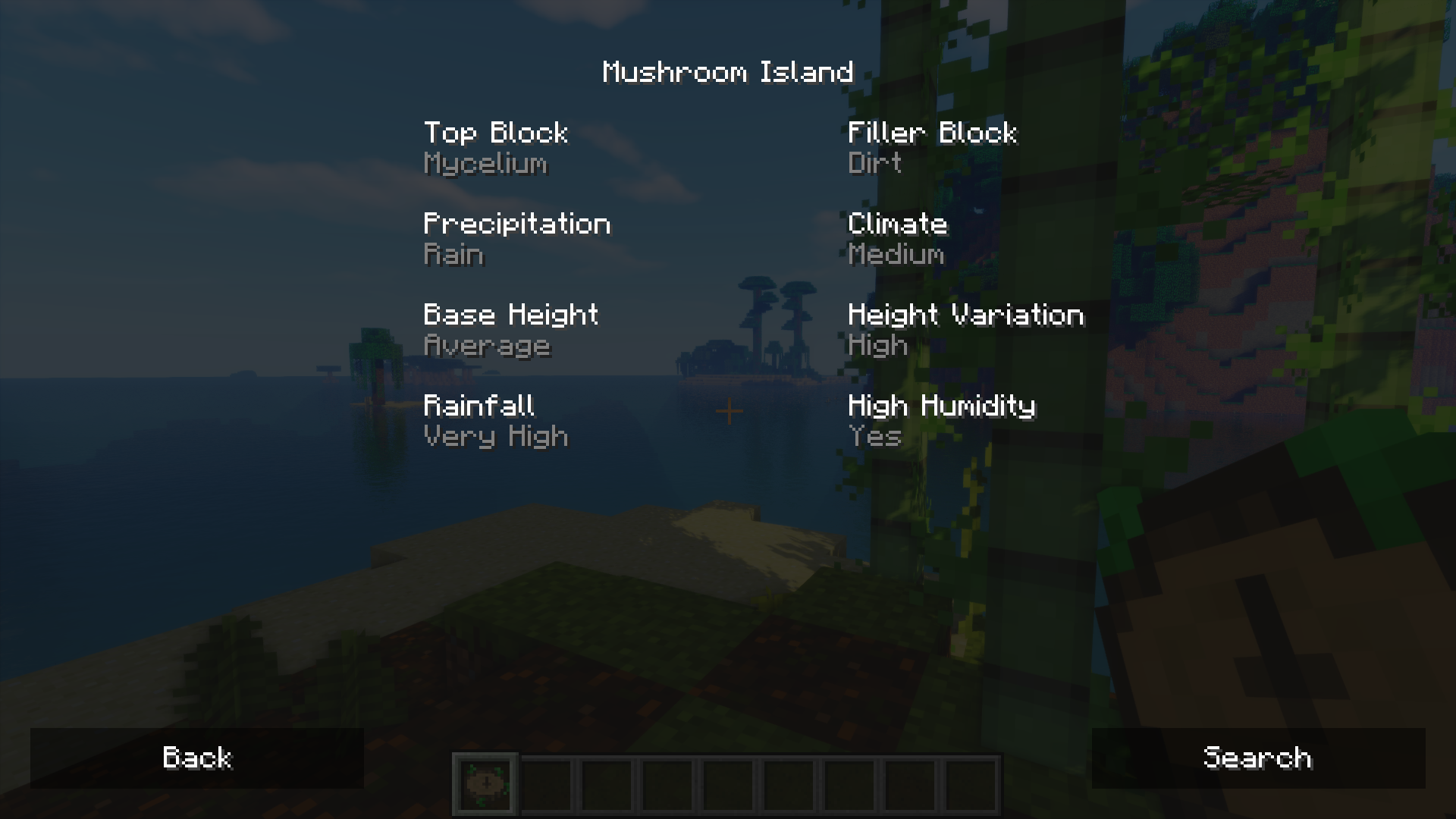 Biome Info