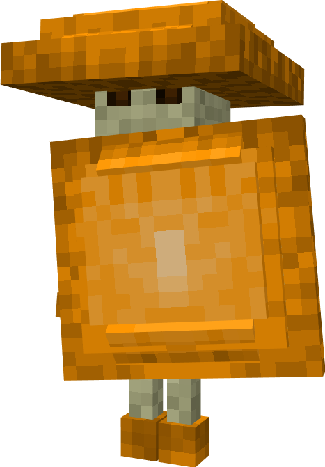 a Guardian Protecting Other Mushrooms with its Giant Mushroom Shield.