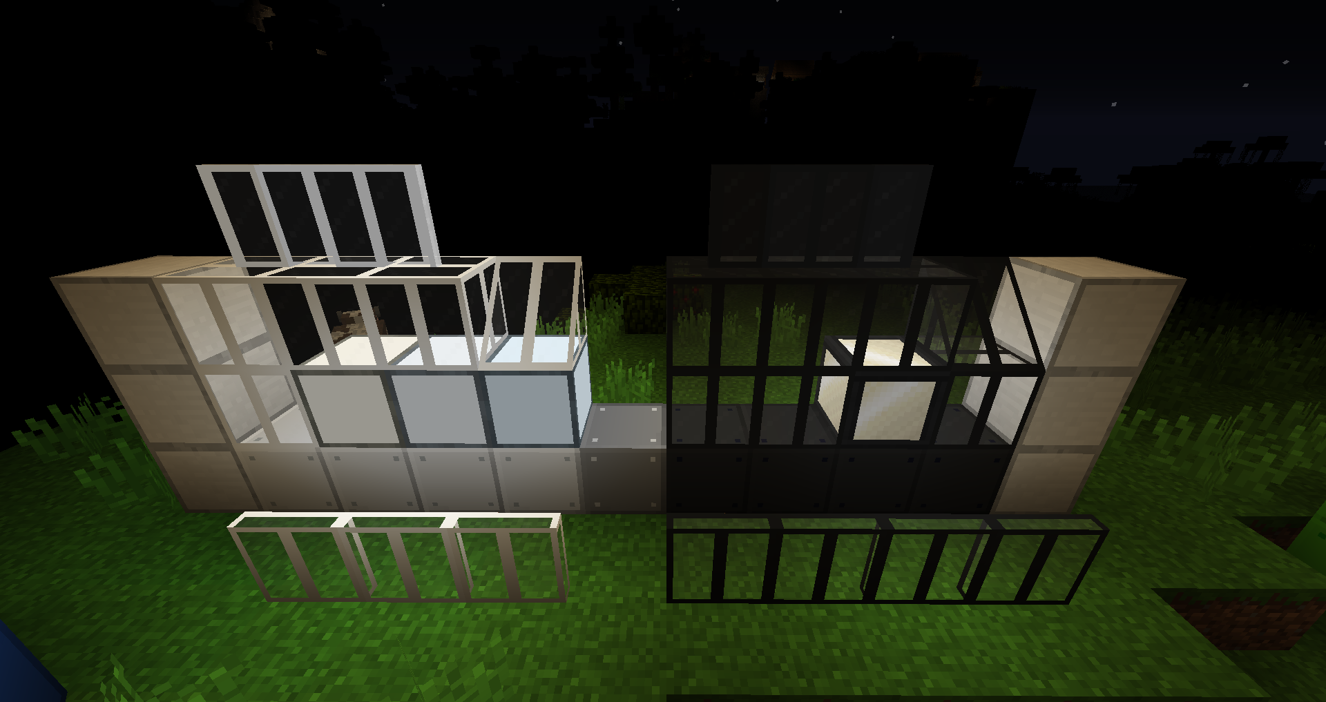 Glass and Glowstone - Night