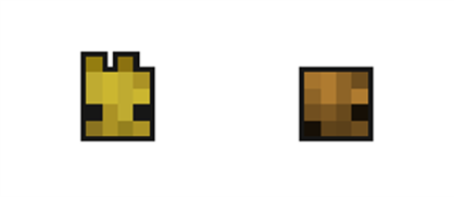 The healthy golem is on the left and the dying variant is on the right.
