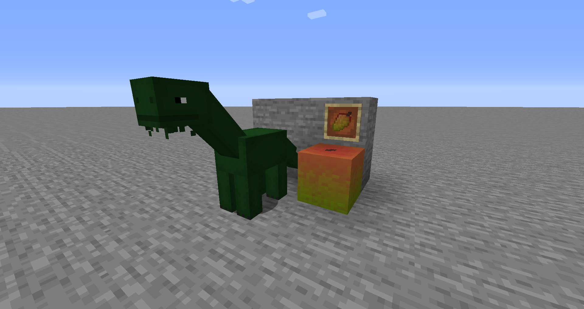The Mo'o, found in the lost jungle, feed it's other forms mangos to revert it to this form!