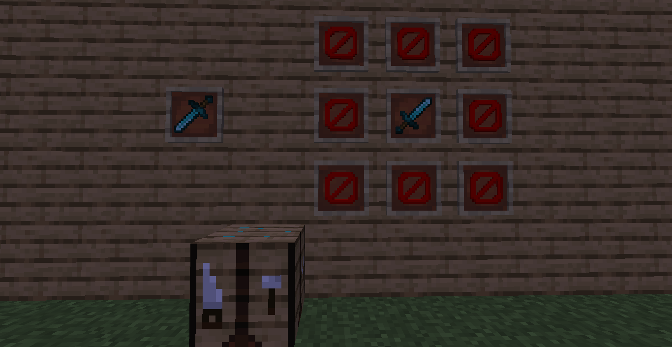 Modo de tener la espada de diamante volteada
