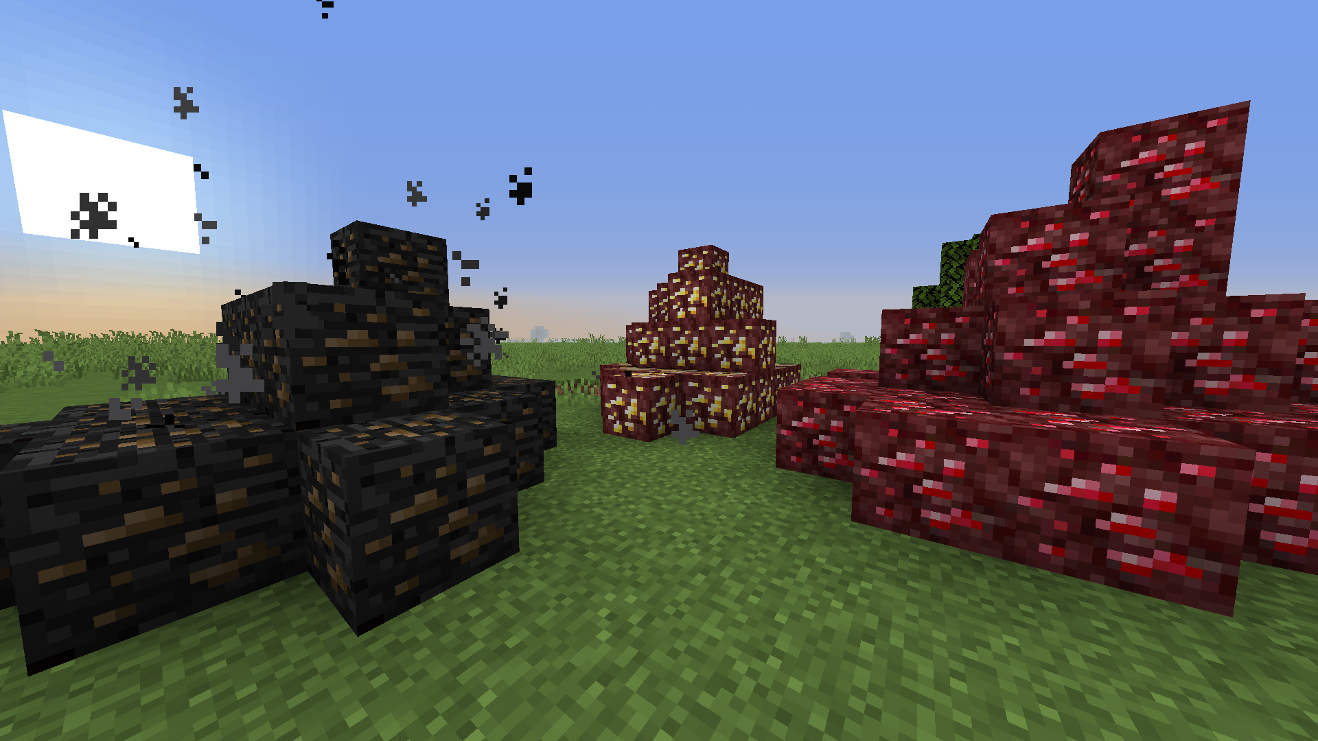 All the ores of the mod