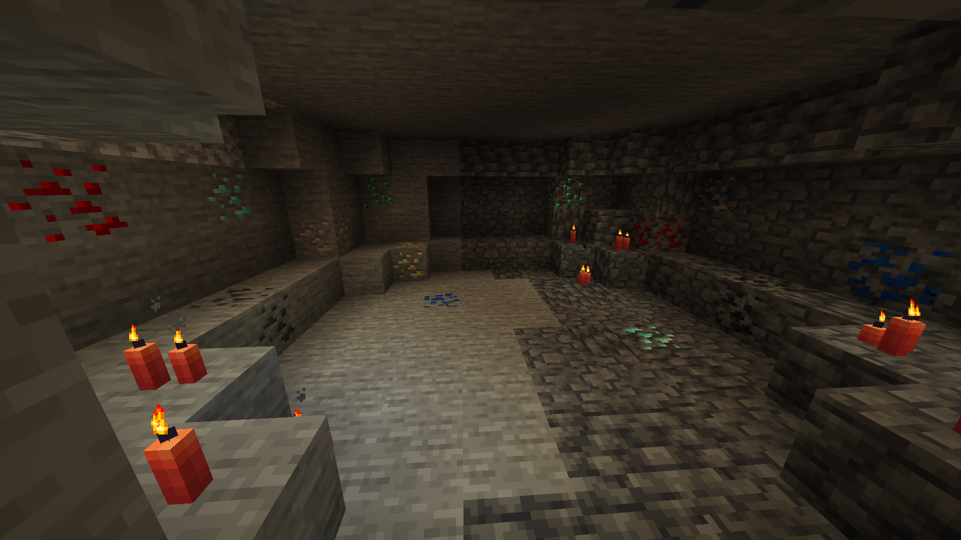 Ores with the texture pack