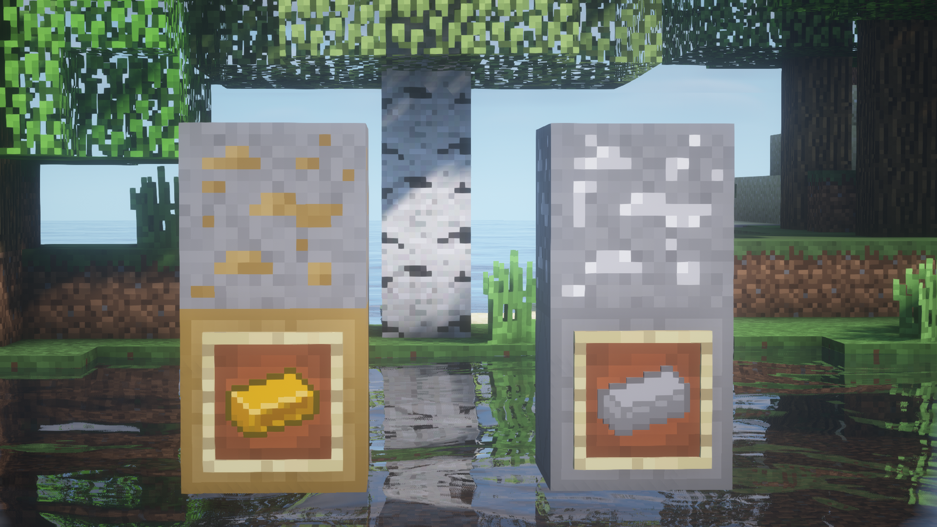 Ores , ingots and Blocks