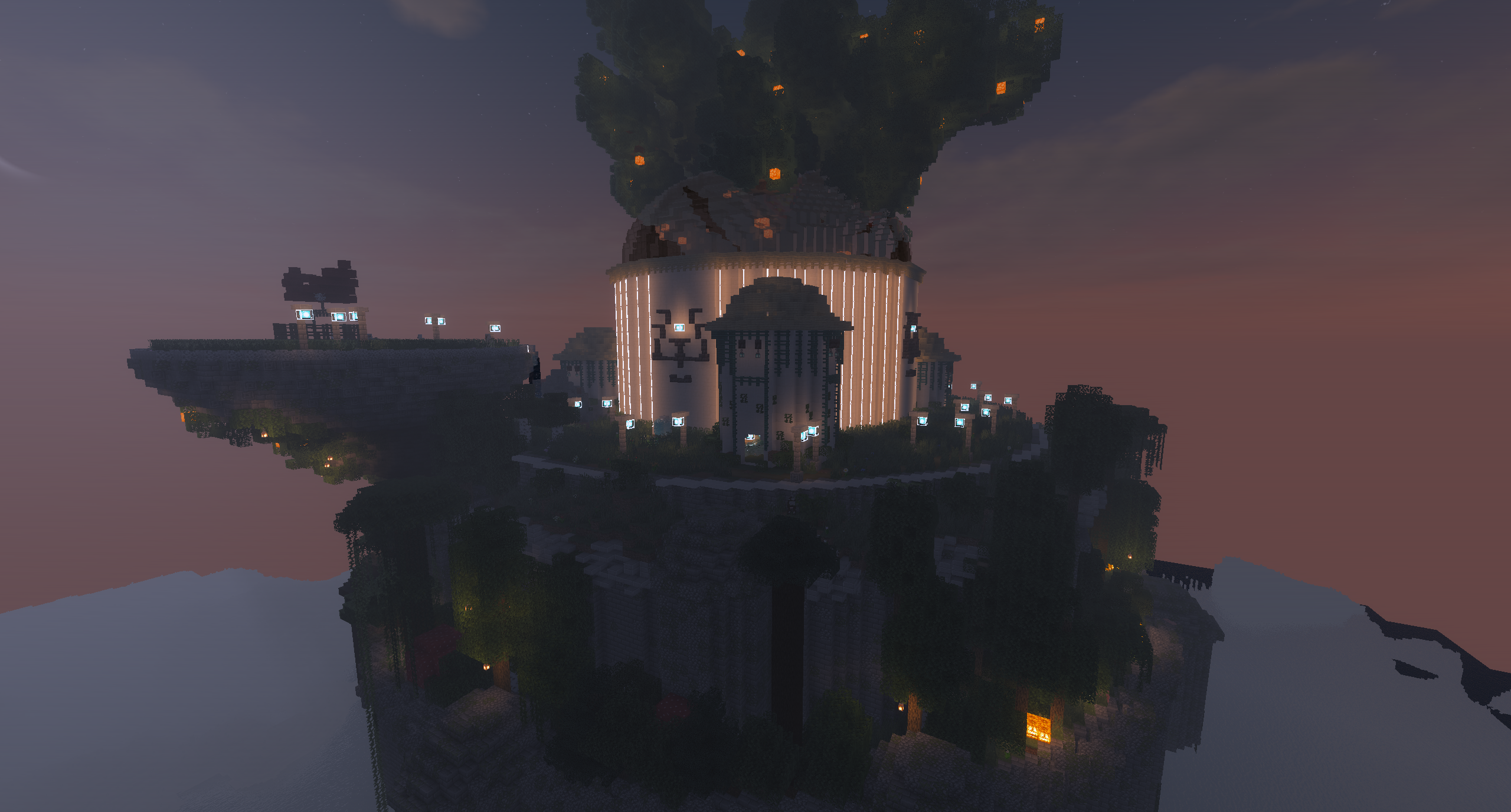 sky castle minecraft