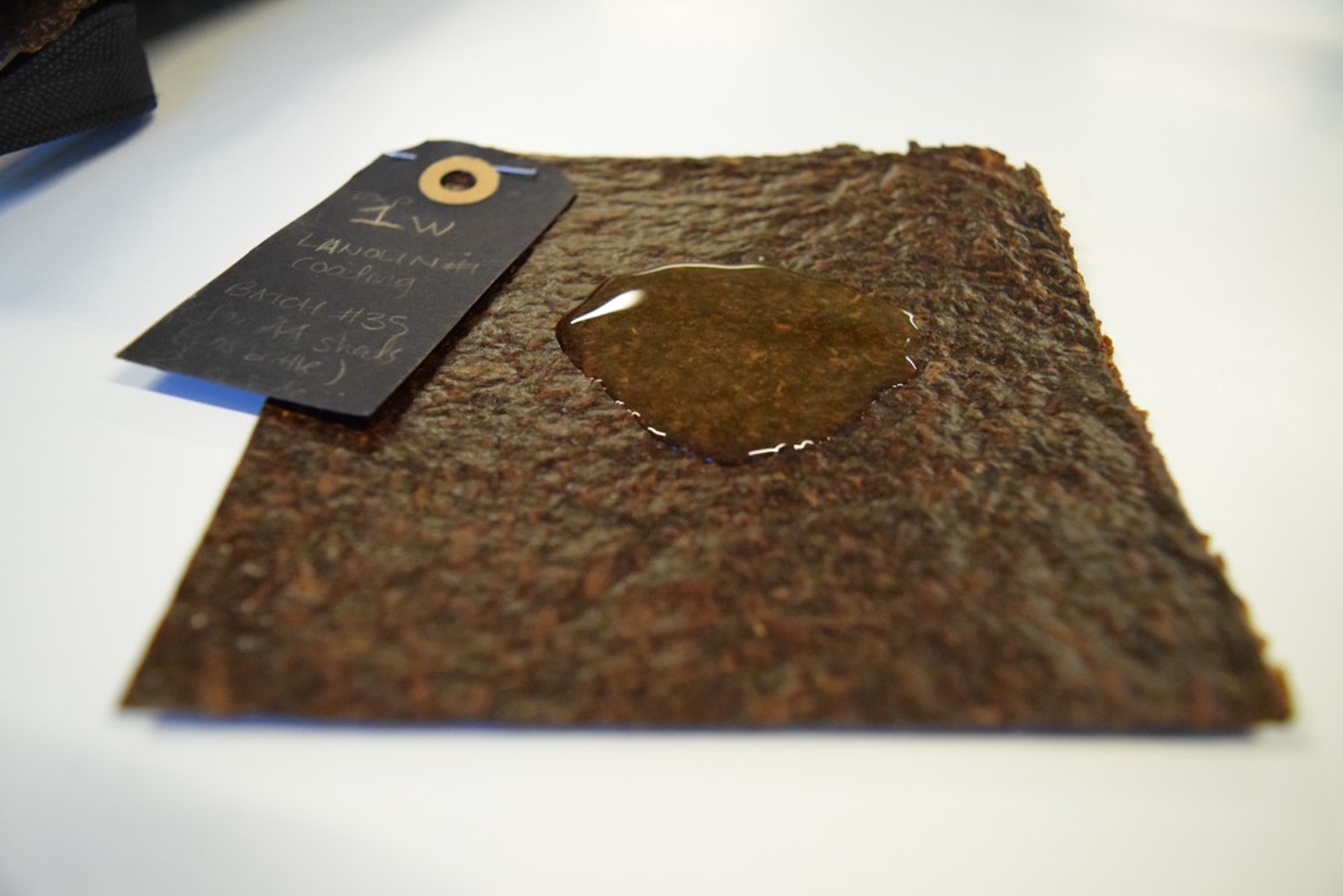 Apple leather, made of apple fiber.