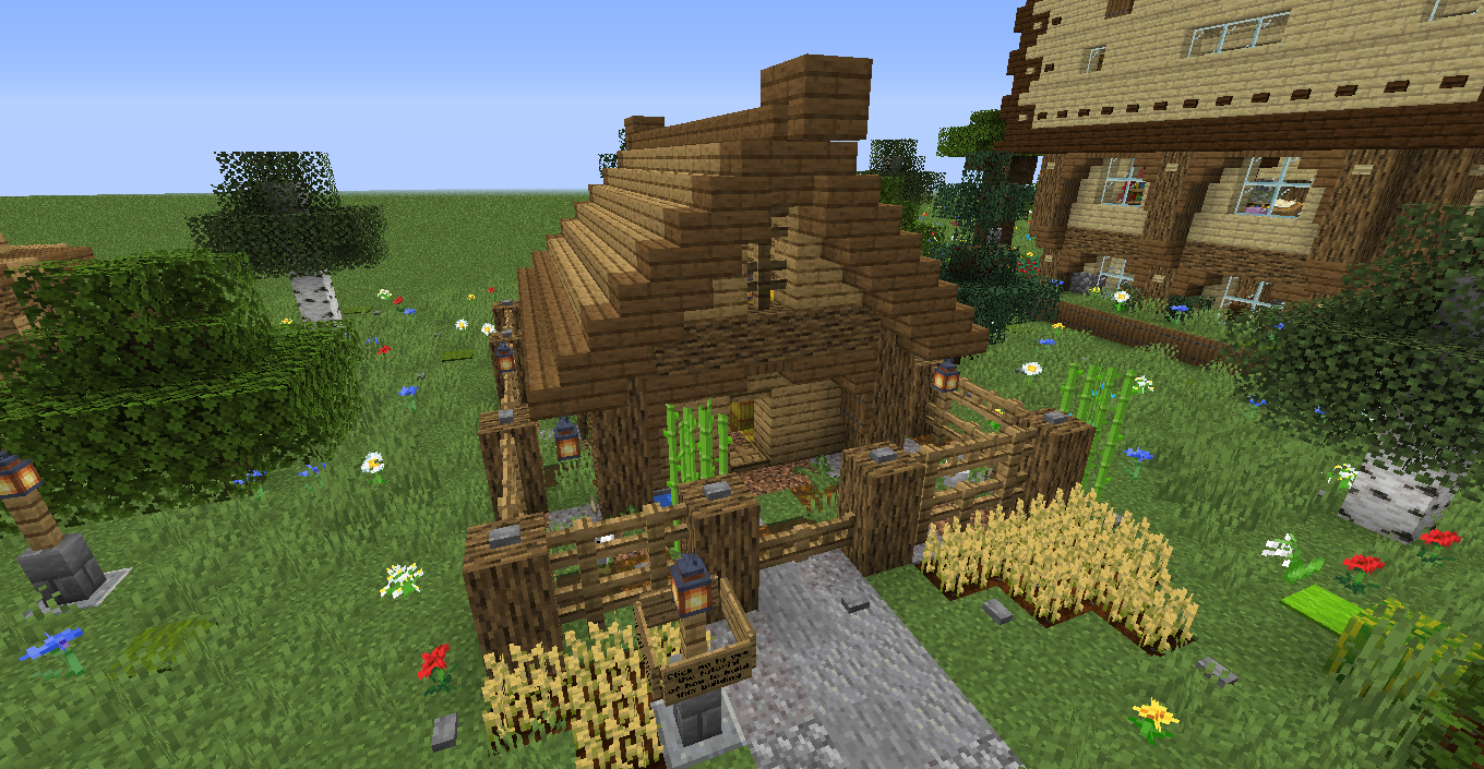 Big rustic chicken coop