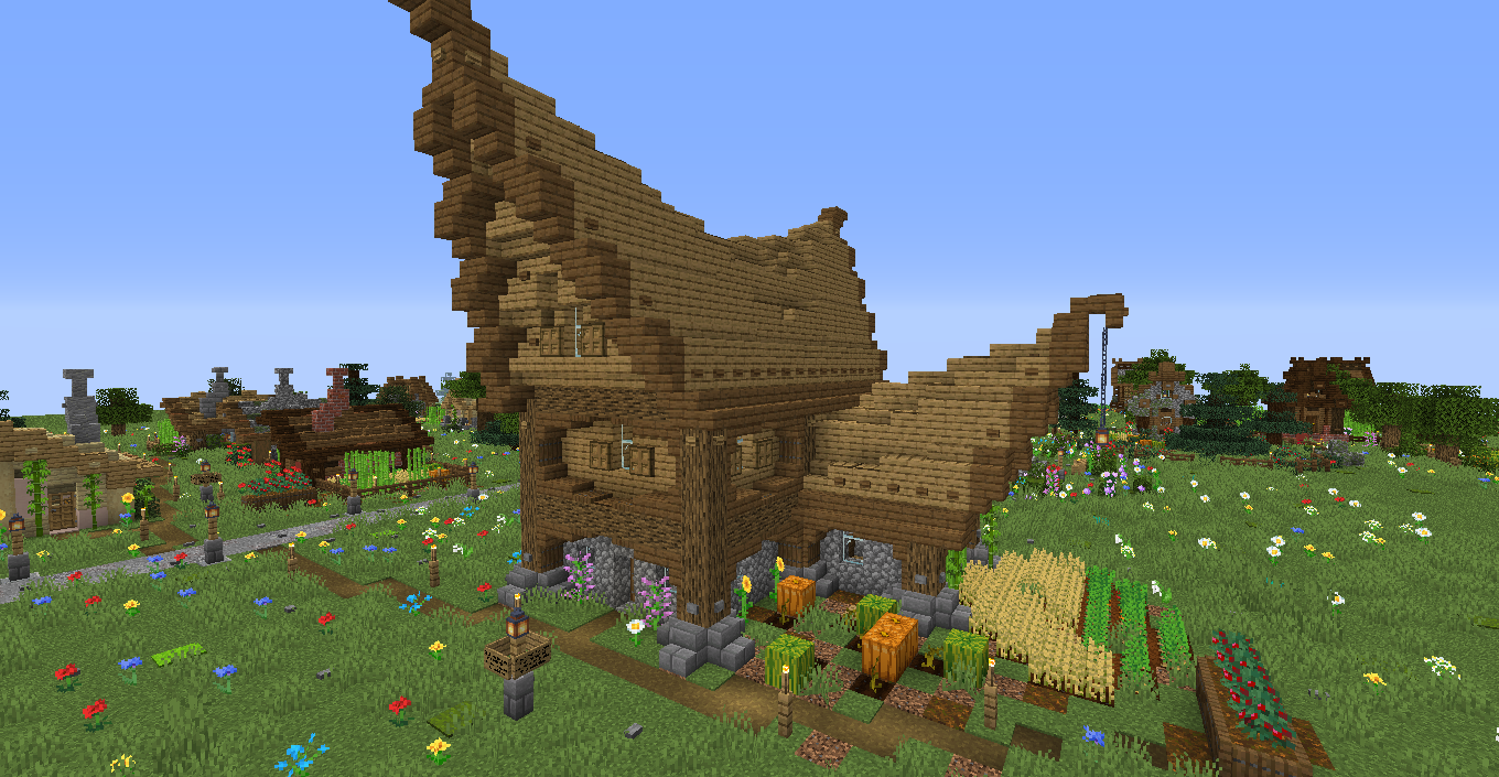 Big rustic viking house