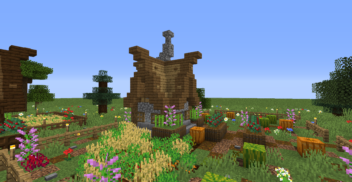 Small rustic house