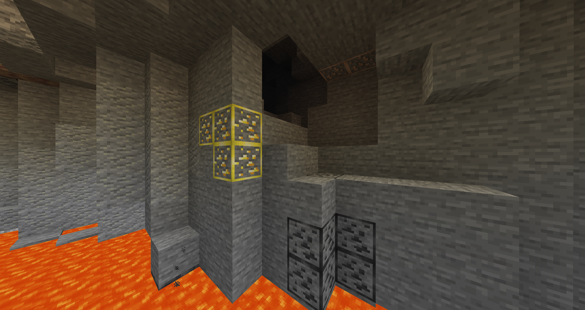 Ores Outlined Cave