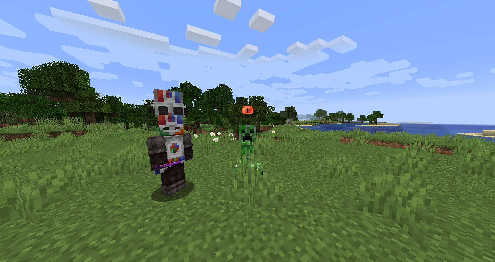 A Creeper getting stalked