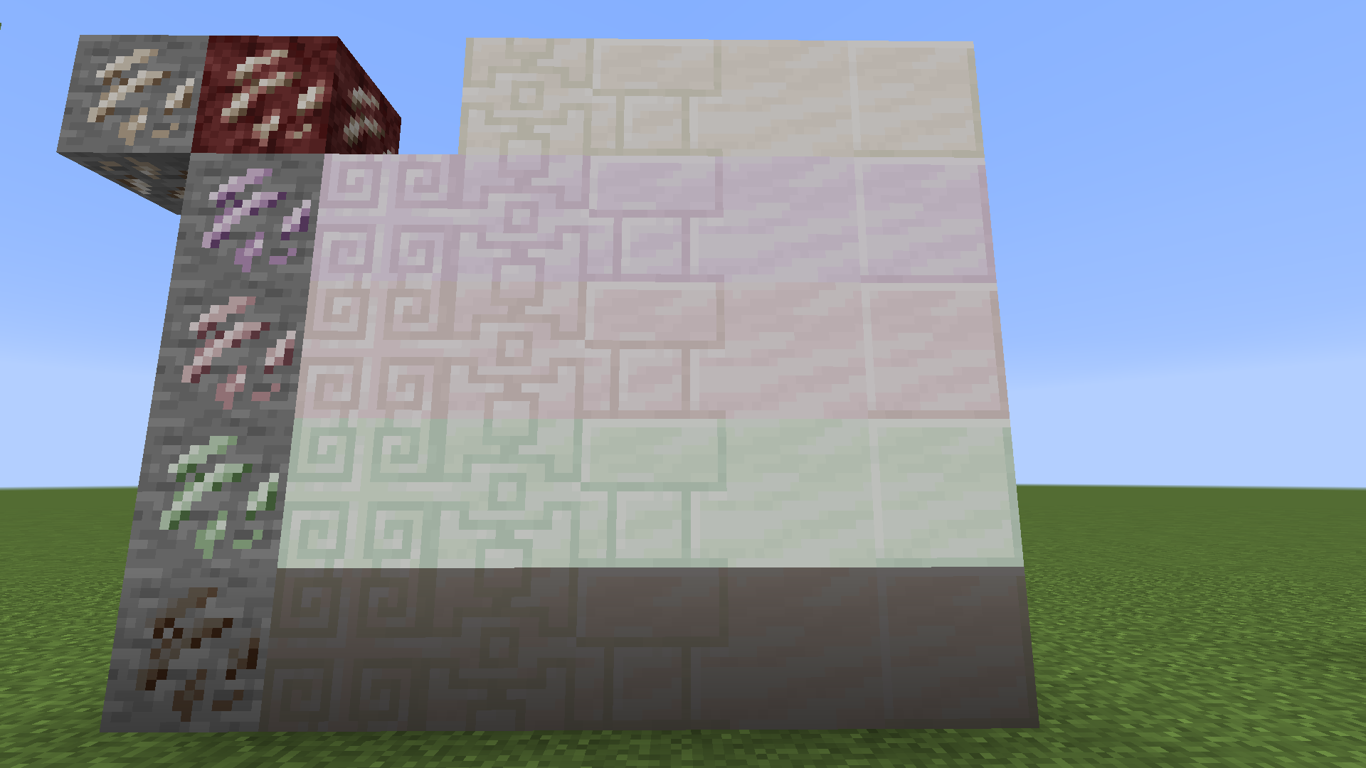 Smoky, Red, Pink, Green Quartz Block [UPDATED]