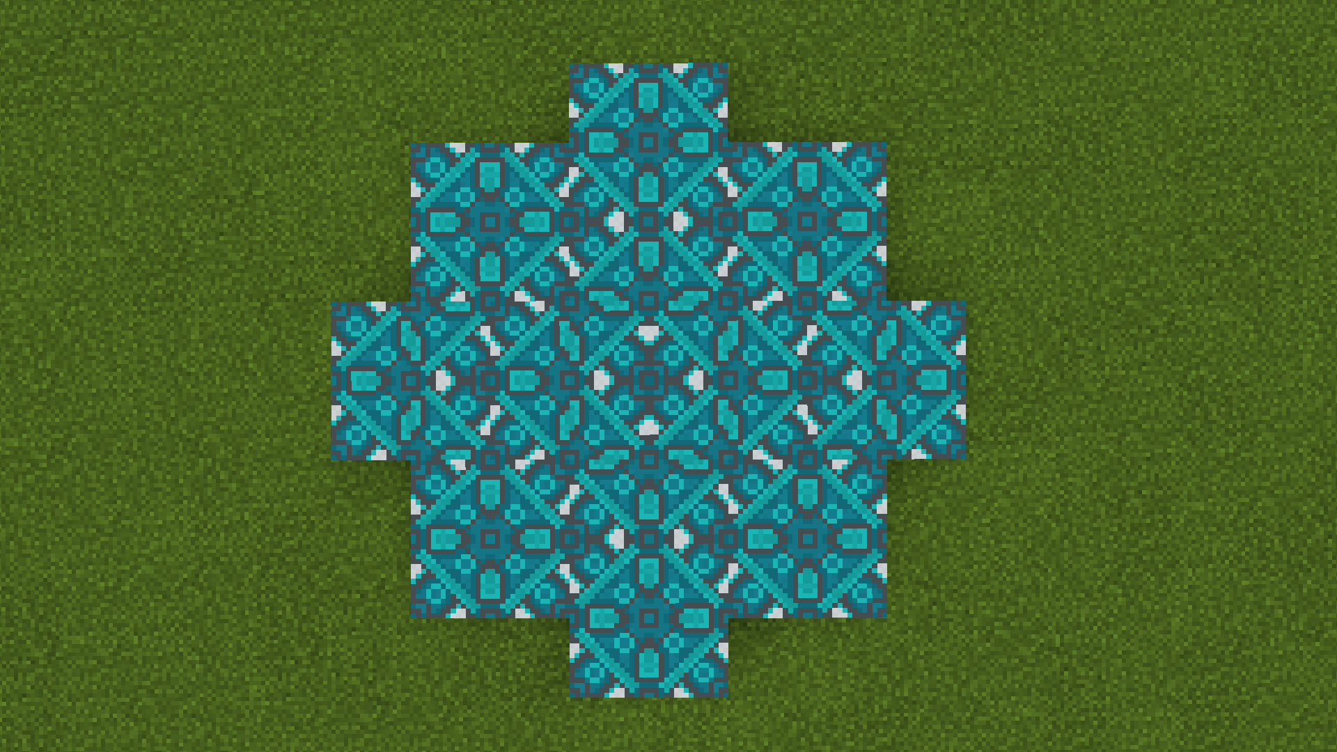 Cyan Glazed Terracotta