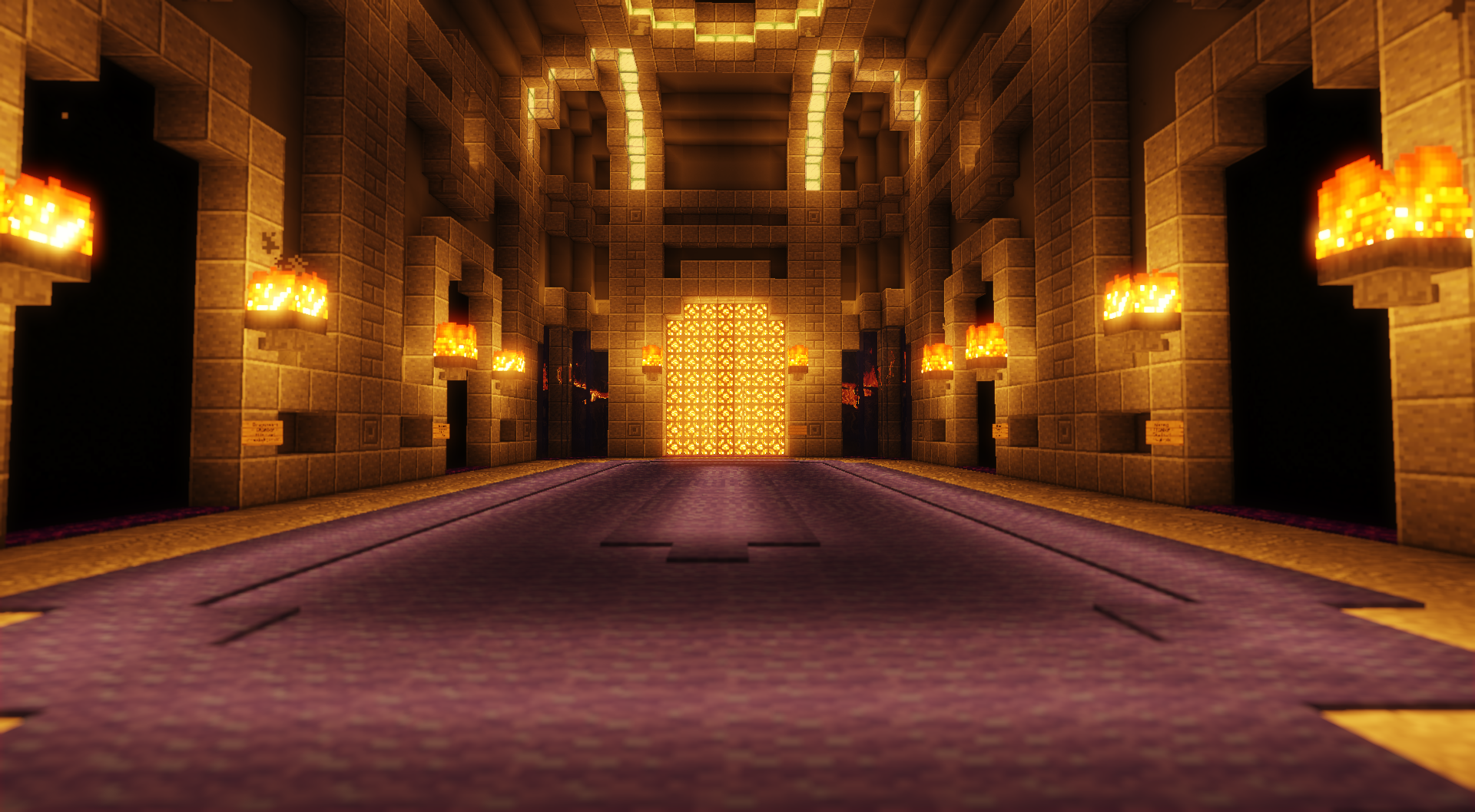Pokemon League main hallway on the Arcator Server - Image and build were created by me.