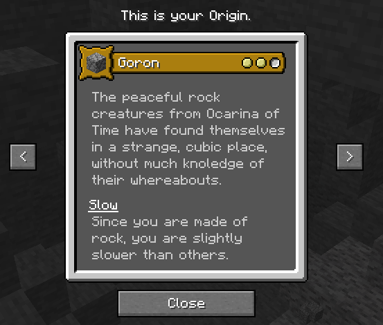 Goron Origin