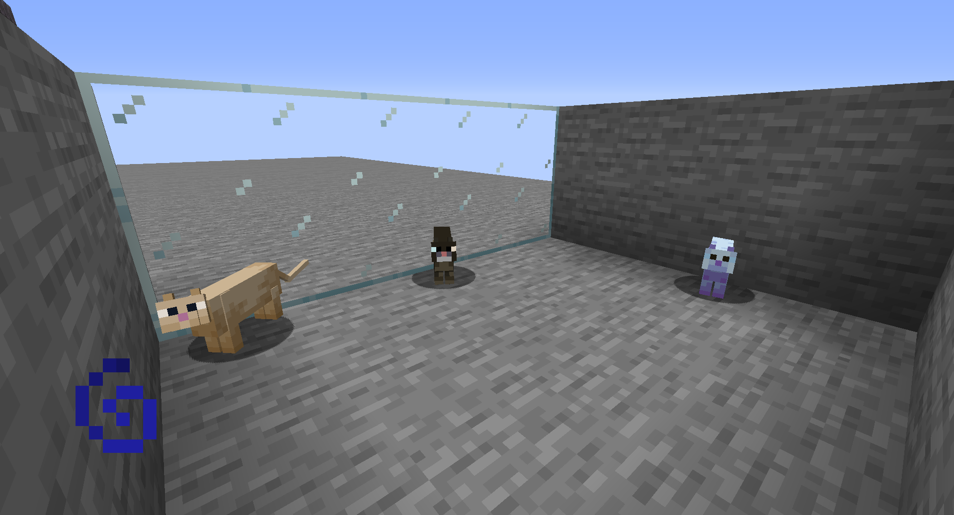 Obviously just the cat breeds because... well, I'm sure mixing the ACTUAL characters with the Minecraft cat model would go very wrong...