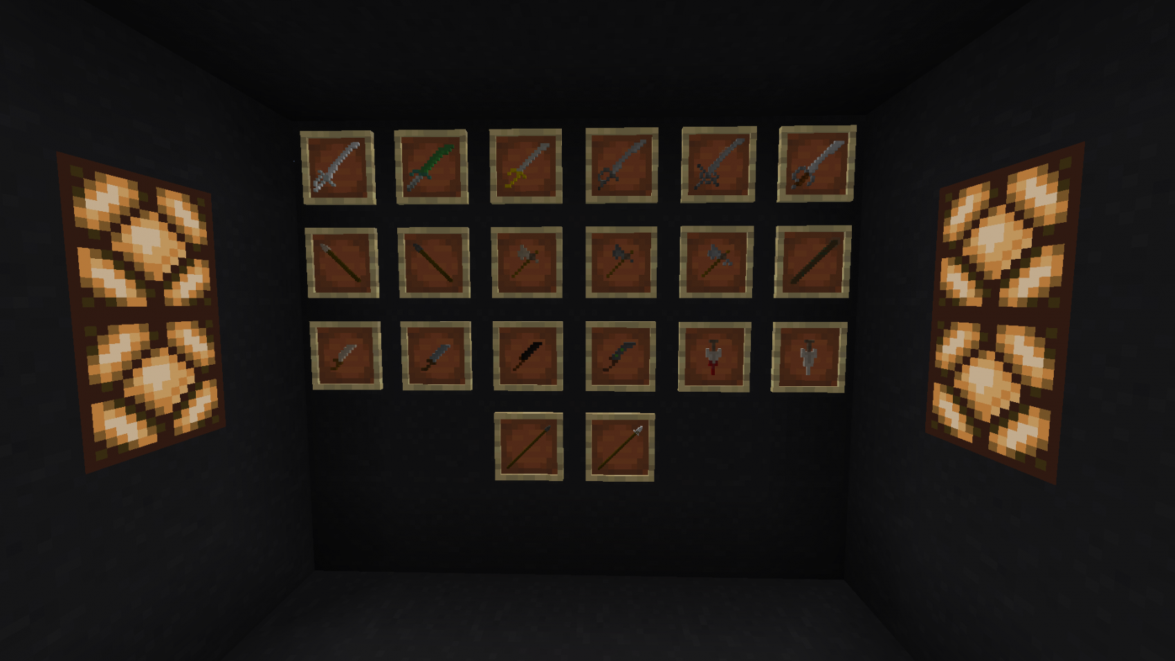 Thumbnail Including sabres, throwing axes/daggers, javelins, knives and spears