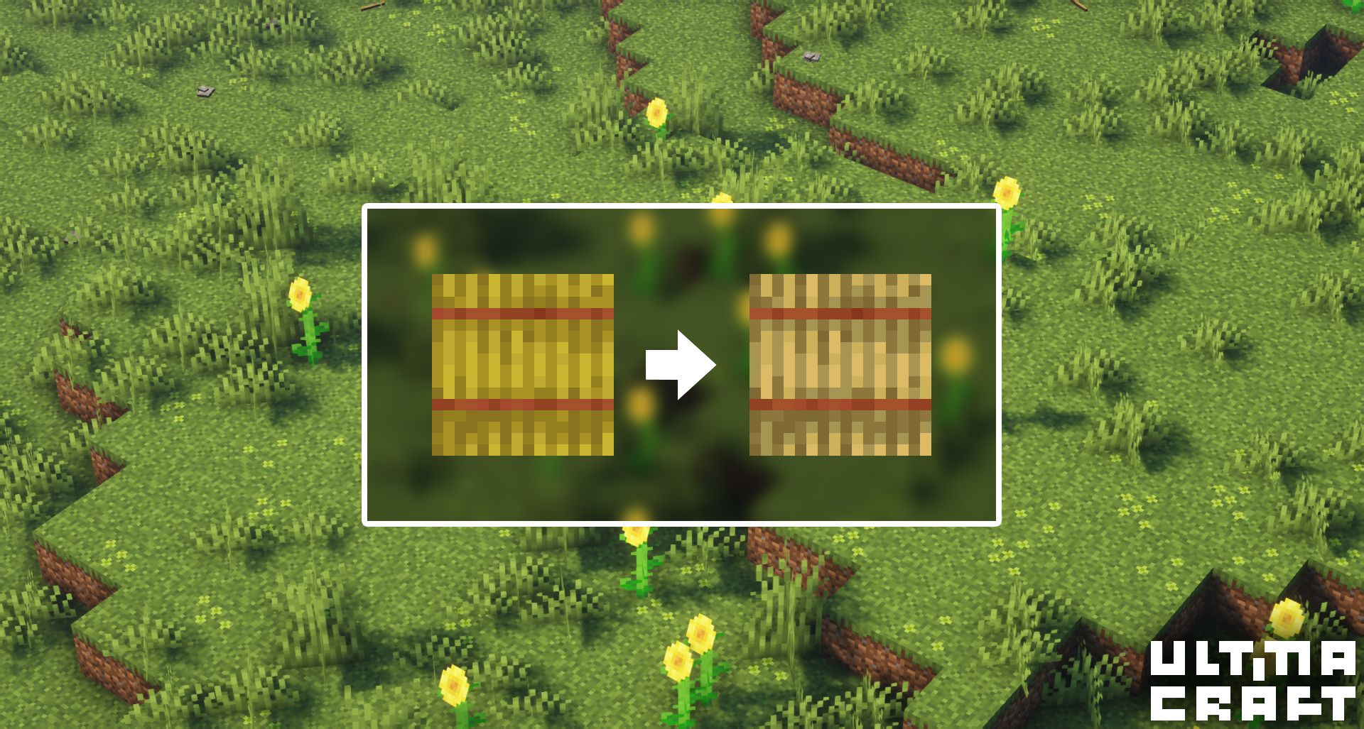 Hay block retexture