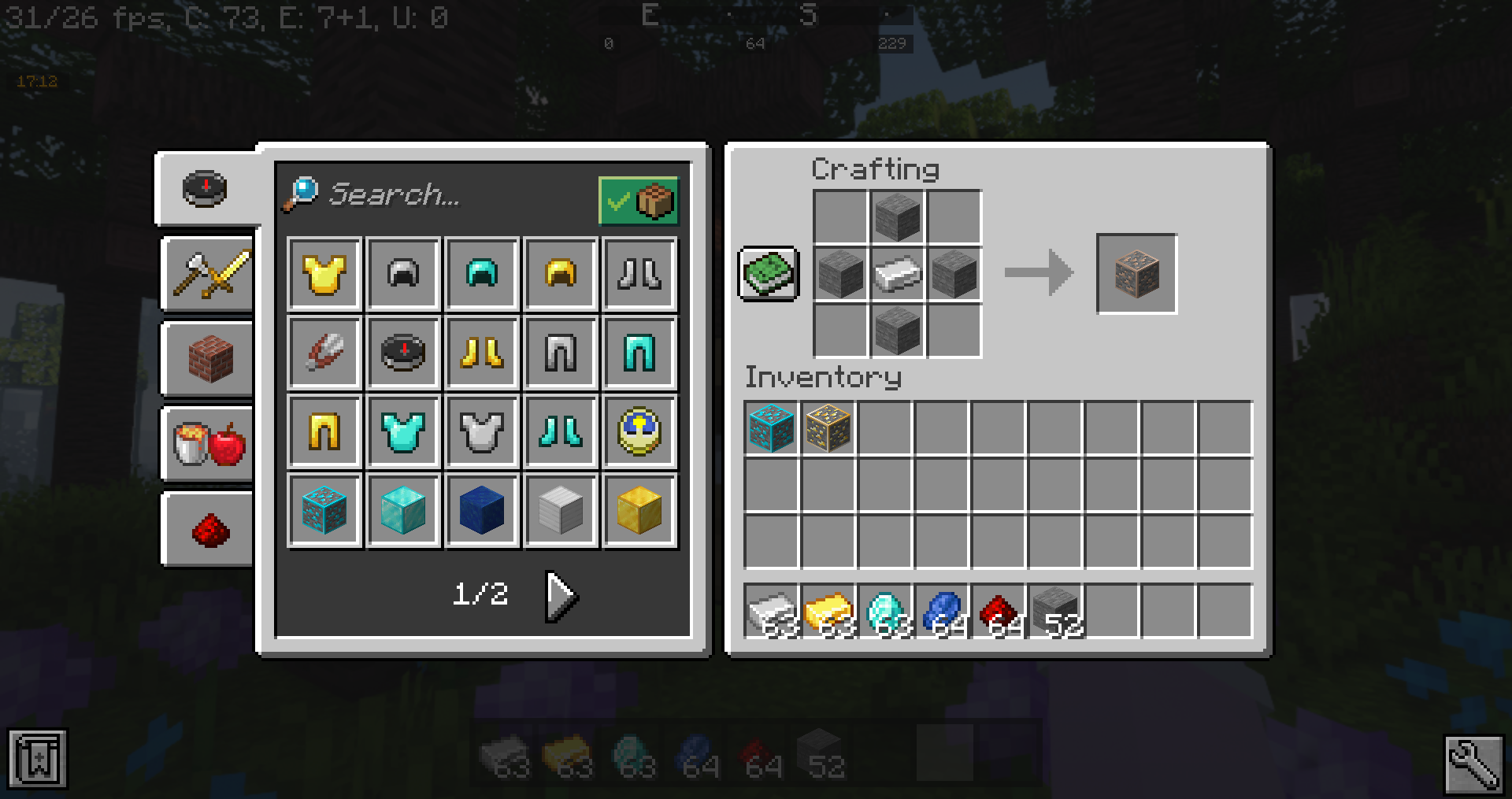 Everything mod. NOCUBE Craftable Disks. Craftable drugs +Glit med. Non-Craftable Brass Beast.