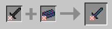 This is the smithing recipe for the Infinitium Sword