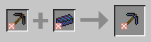 This is the smithing recipe for the Infinitium Pickaxe
