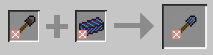 This is the smithing recipe for the Infinitium Shovel