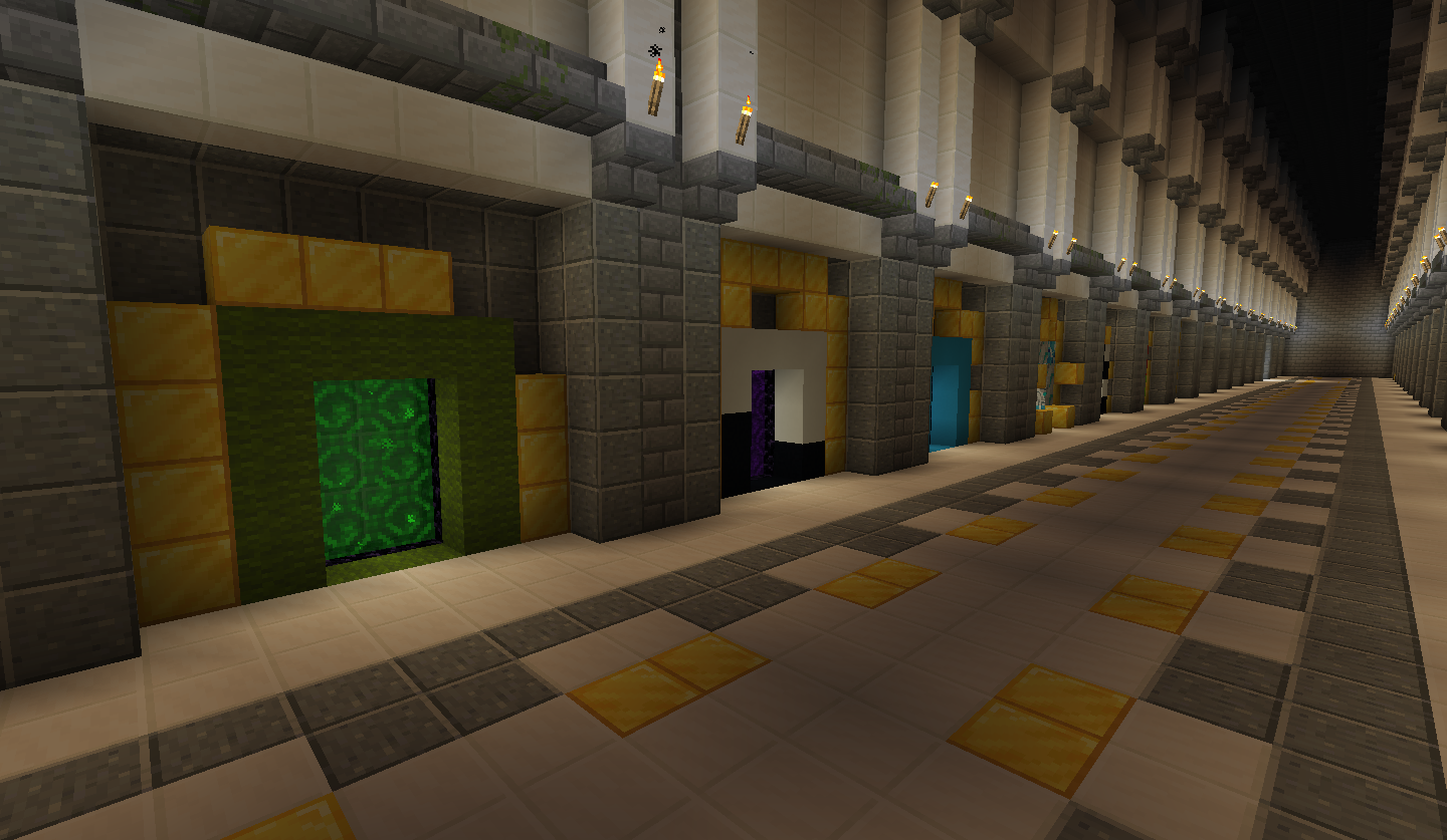 Portal Hallway from Story mode - Minecraft Worlds - CurseForge