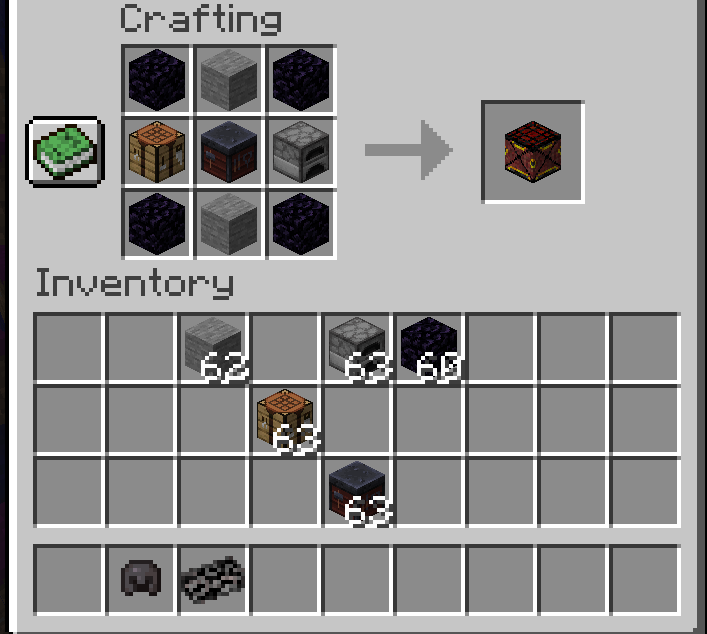 Bedrock Weakening Table Recipe