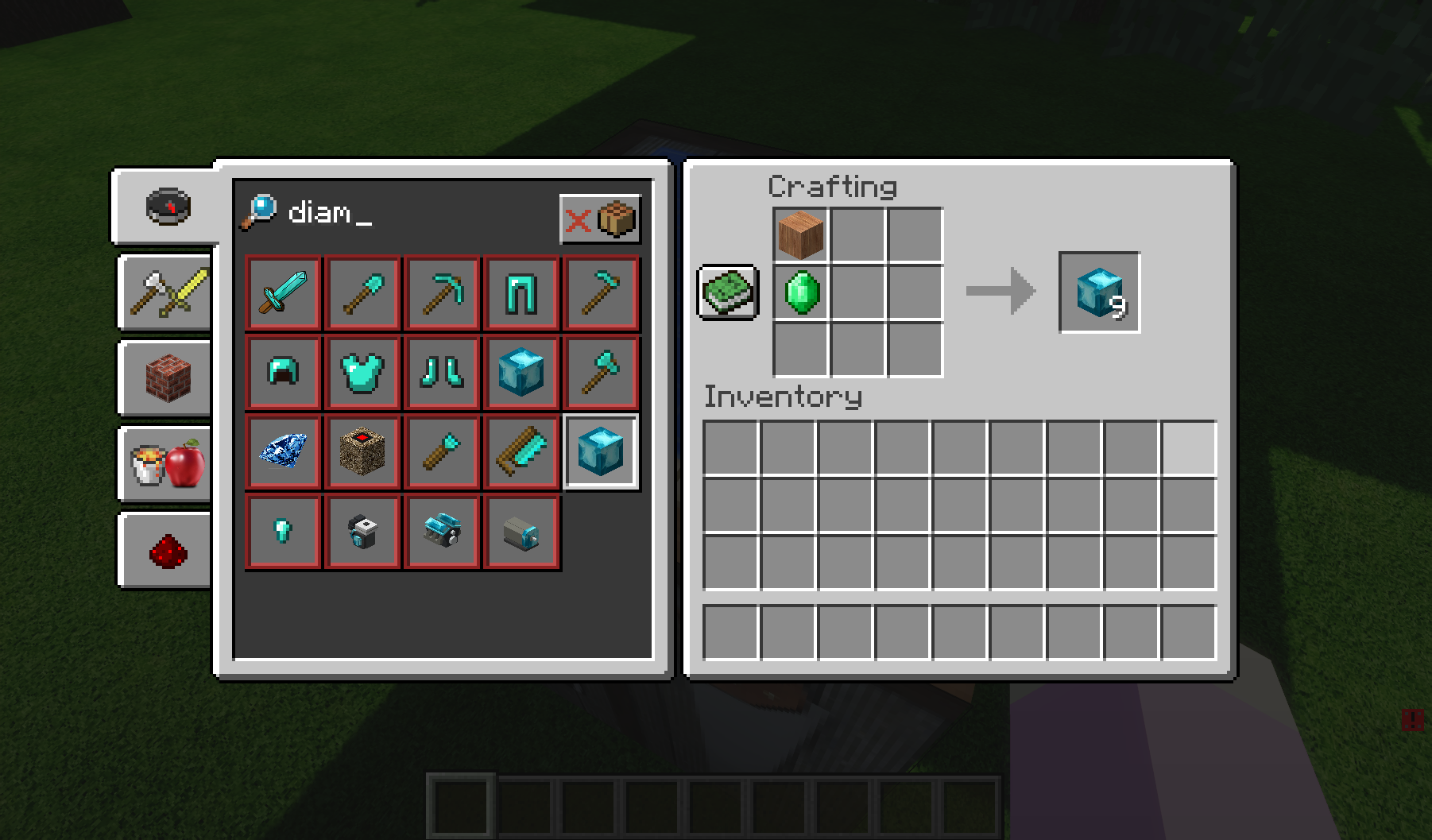 diamond block recipe