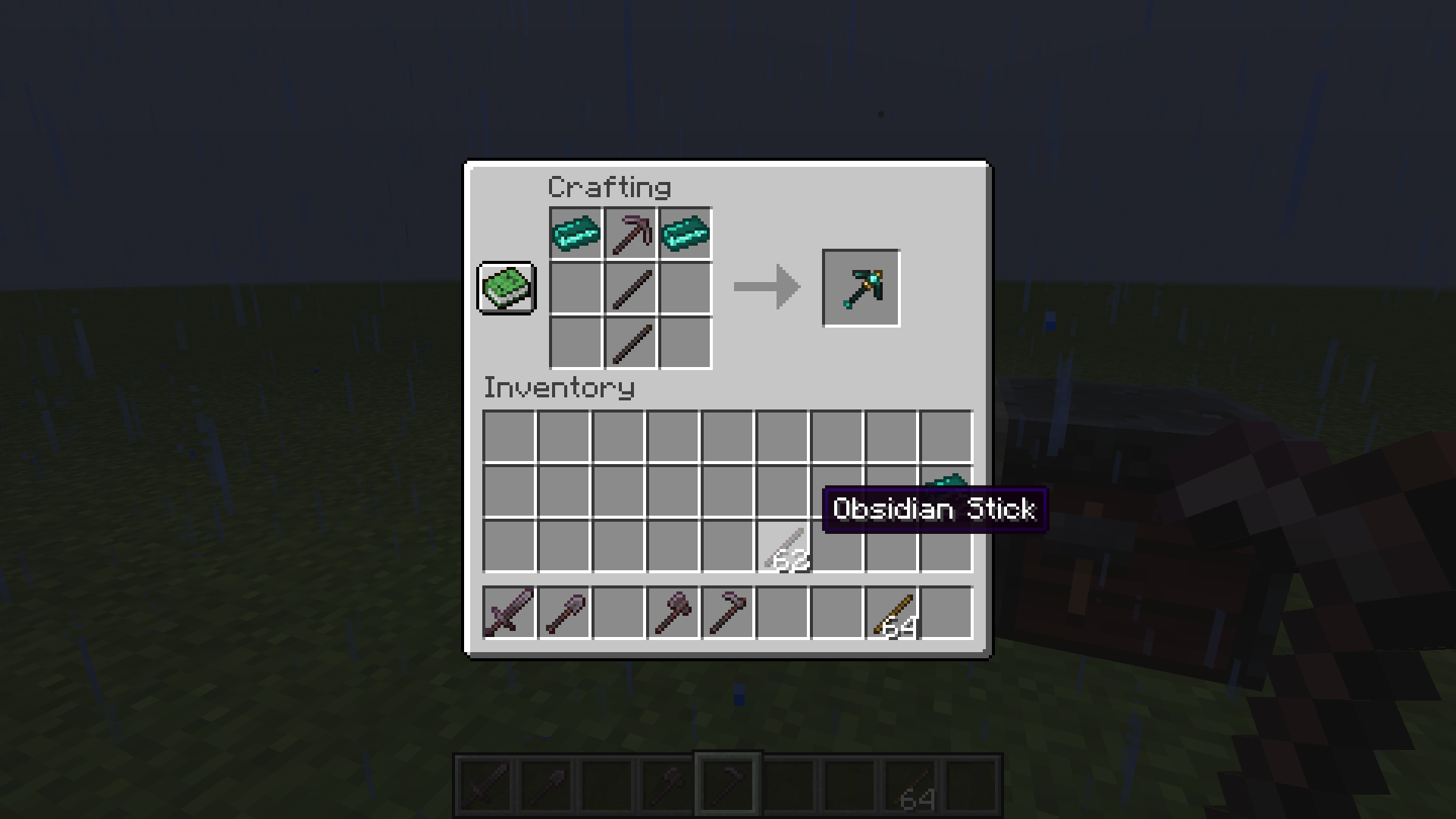 enderite pickaxe recipe