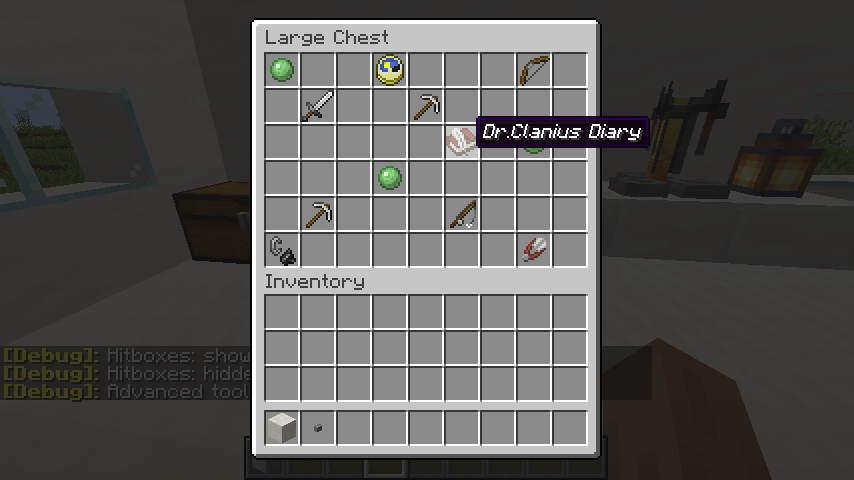 The Dr.Clanius diary in the lab