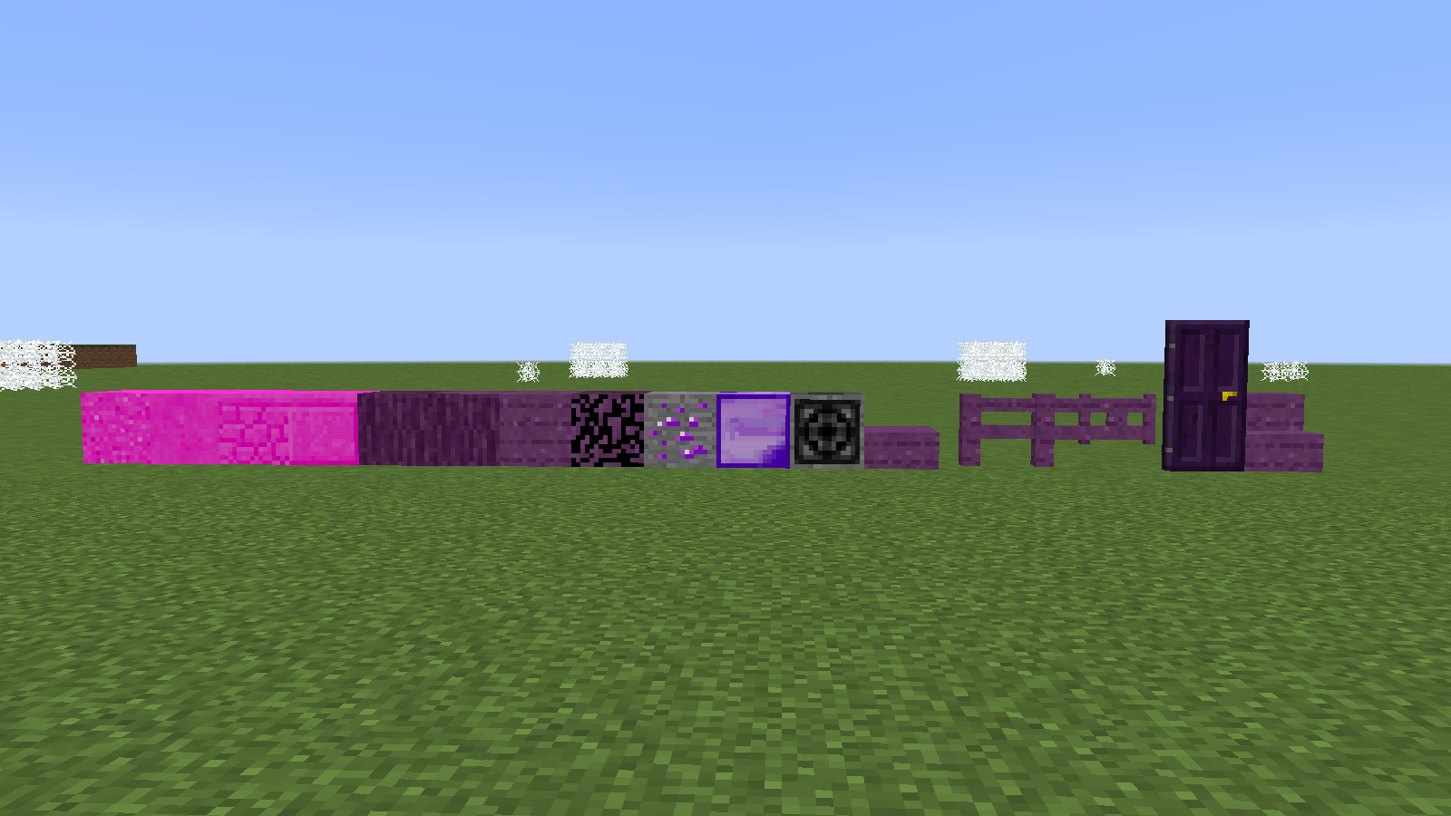 All blocks of the mod