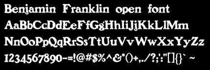 Ben Franklin HD Font