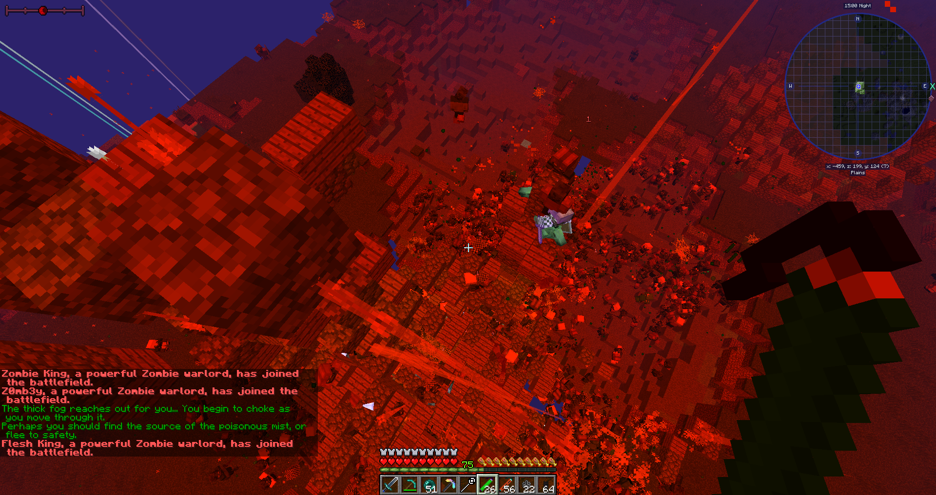 this is what it looks like when putting it on the last difficulty (laggy)