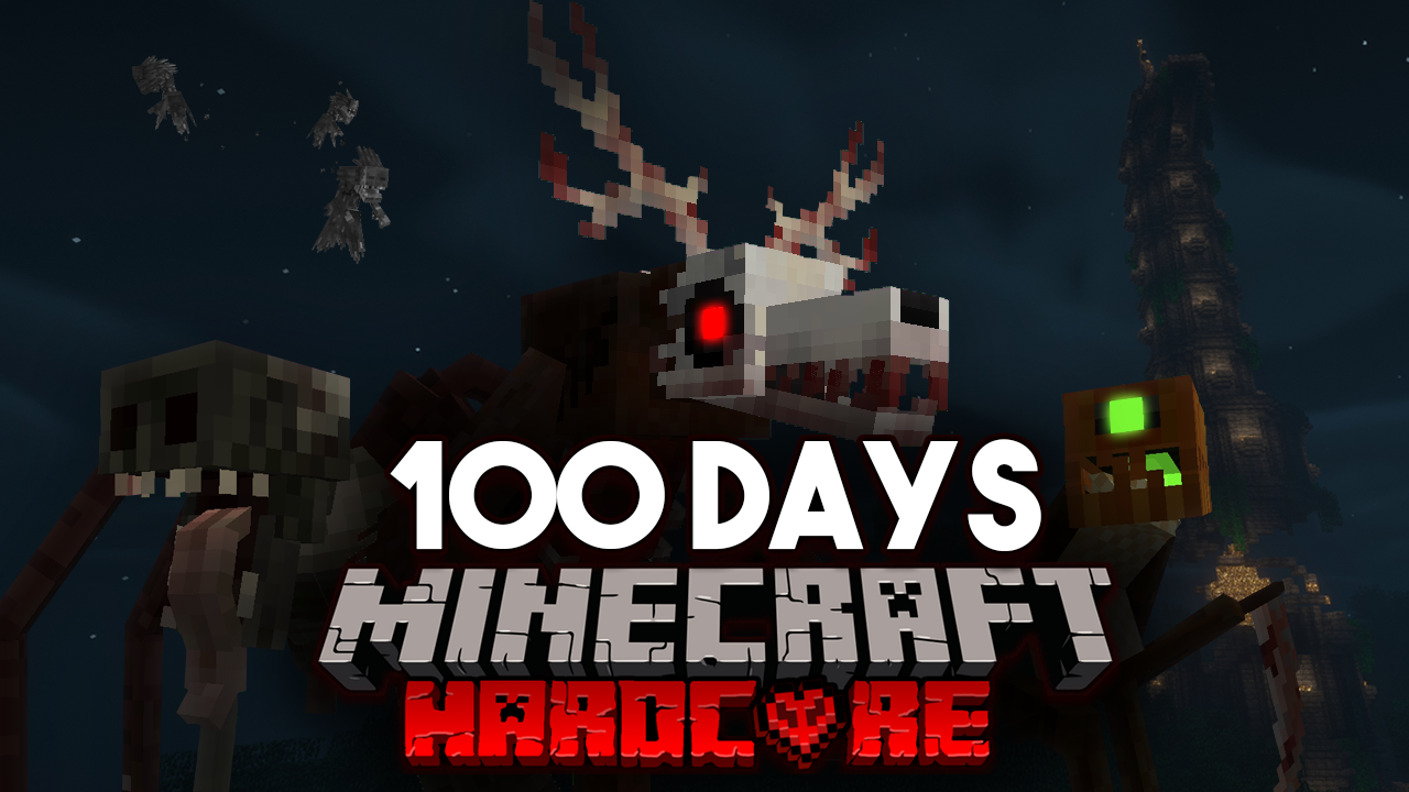 100 days minecraft. Nightmare Island 100 Days. Hardcore Minecraft Survival 100 Days. I Survived 100 Days as King Kong in hardcore Minecraft!. I Survived 100 Days as a Fox in hardcore Minecraft!.
