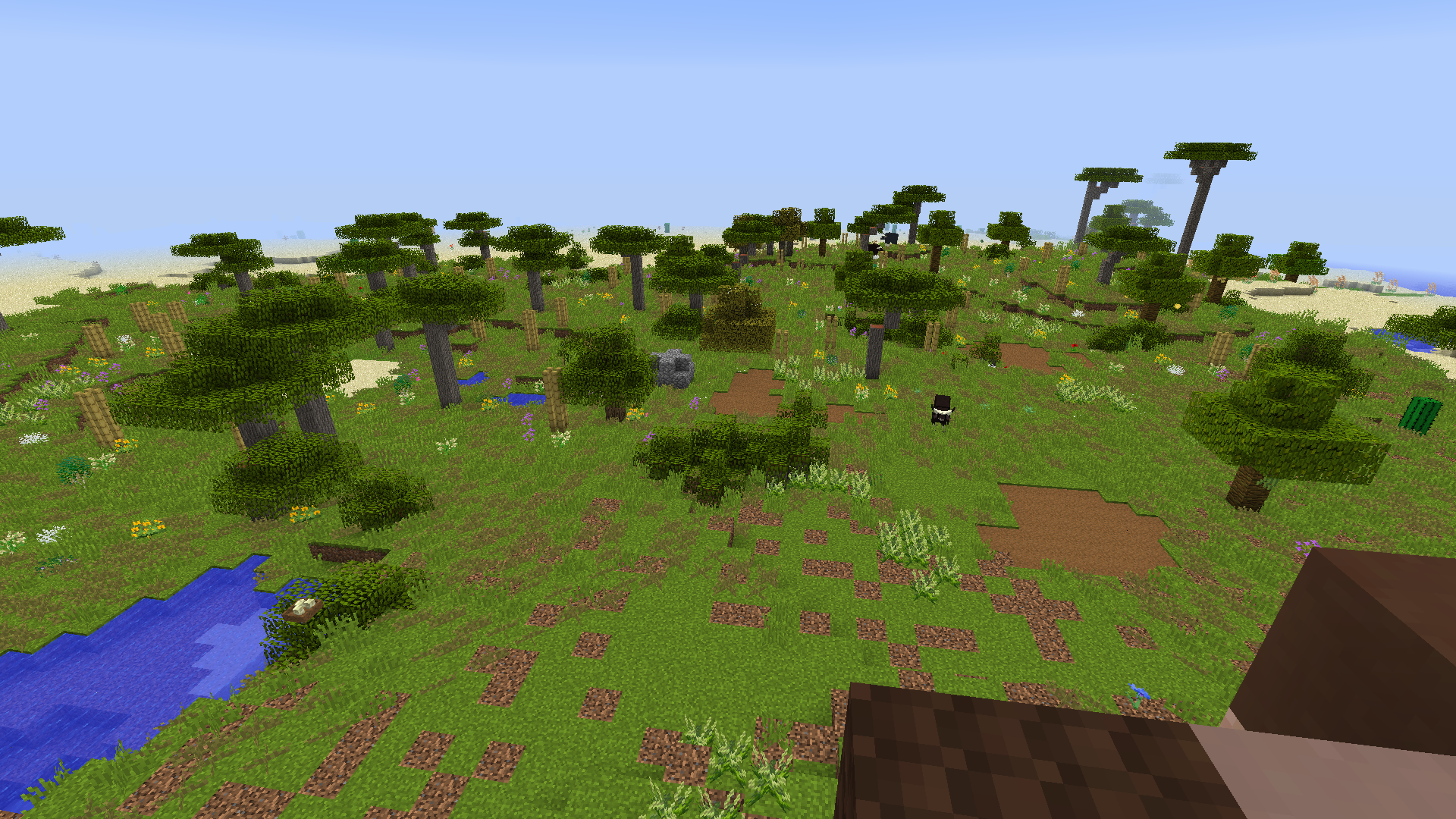 the large savanna biome, filled with heat and quicksand