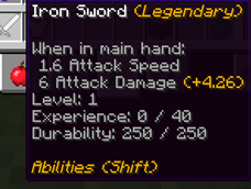 Tooltips with rarity