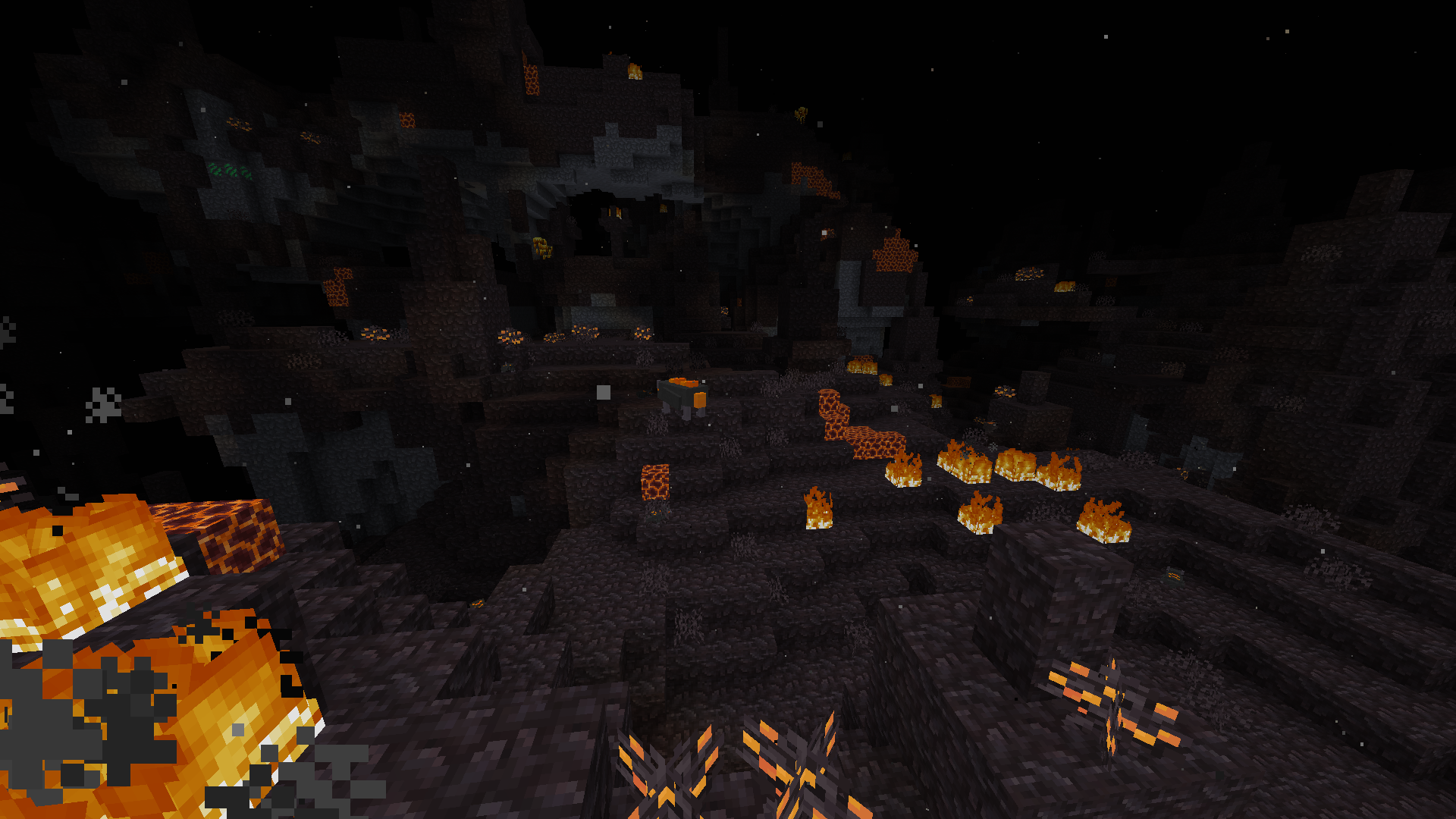 Another molten depths screenshot, this one with some mobs!