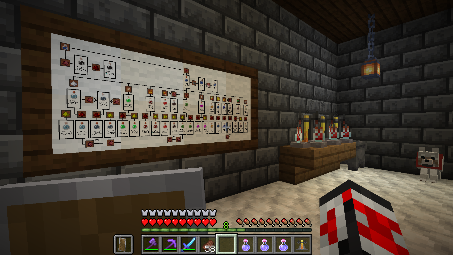 minecraft potions poster