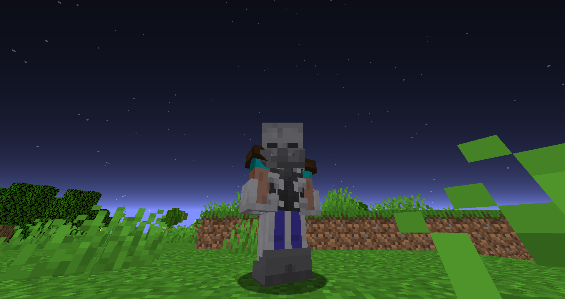 Updated Mutant Skeleton Armor (front)