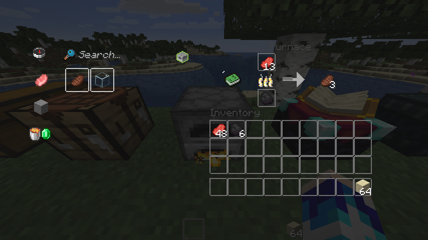 Transparent GUI Furnace Inventory